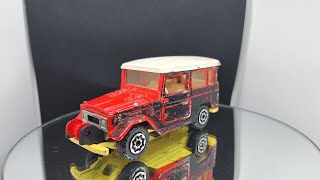 Diecast Restoration Majorette Toyota Land cruiser J40 Hard top Series 3000 range [upl. by Neeluj689]