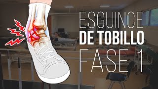 Esguince de tobillo 🦶🏻 ejercicios y recomendaciones para los primeros dias FASE 1 [upl. by Airretnahs690]