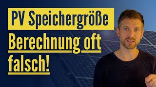 Photovoltaik und Speicher Welche Größe lohnt sich [upl. by Nabatse]