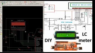 DIY LC meter using PIC16F628 part01  Eagle CAD tutorial Schematic build [upl. by Mauretta]