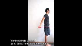 Elastic Resisted Shoulder Extension [upl. by Tnilf]