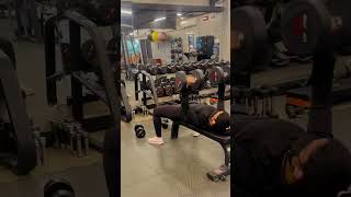 Straight Bench presses chestworkout corework triceps [upl. by Brass693]