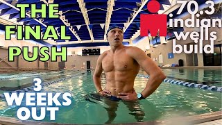 703 INDIAN WELLS HALF IRONMAN PREP  WEEK 8 FULL WEEK OF TRIATHLON TRAINING  3 WEEKS OUT [upl. by Culbert]