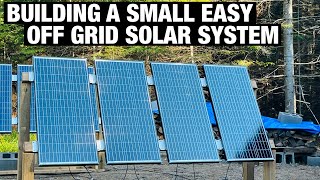 Building a Small OFF GRID Solar System [upl. by Funch116]