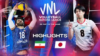 🇮🇷 IRI vs 🇯🇵 JPN  Highlights  Week 2  Mens VNL 2024 [upl. by Pedroza732]