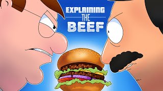 Explaining the BEEF Between Family Guy and Bobs Burgers [upl. by Fondea]