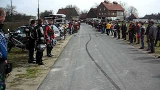 Motorcycle Stunt Show Bertls Harley Davidson in Kathi Brau Germany 2 of 4 [upl. by Akenor22]