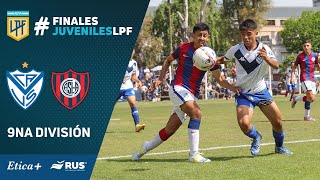 Juveniles  Final 9na División  Vélez  San Lorenzo [upl. by Anrak907]