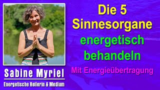 Die 5 Sinnesorgane energetisch behandeln  Sabine Myriel Emge  Mit Energieübertragung [upl. by Ardiedal]