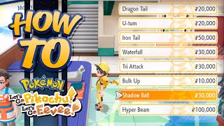 HOW TO GET TM43 Shadow Ball in Pokémon Lets Go Pikachu amp Eevee [upl. by Reuben]