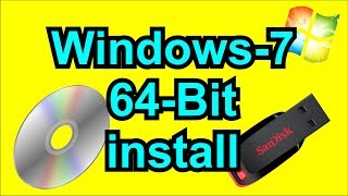 How to install 64 bit windows 7 [upl. by Seabrook]