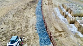 Is Rubber The New Concrete Fence Line Feed Bunks [upl. by Daye]