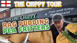 Chippy Review 9 Green Lane Chippy Leigh Steak and Kidney Pudding VS Rag Pudding 🆚 [upl. by Sirac570]