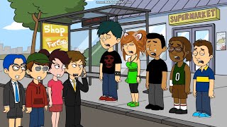 Luke Diana Brandon Jahari amp Kyle gets Noah amp his Family Arrested and Gets Grounded Goanimate [upl. by Ewall]