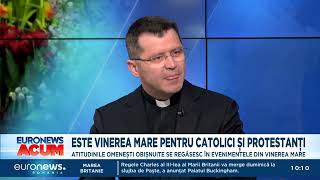 Catolicii sărbătoresc Vinerea Mare Ce spune Francisc Doboș preot romano catolic [upl. by Olatha415]