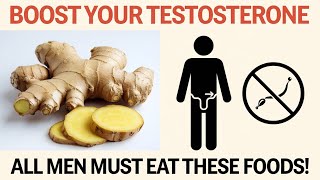 How to increase Testosterone Naturally  11 Testosterone Boosting Foods Men NEED To Know About [upl. by Inahteb]