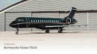 Bombardier Global 7500 Overview [upl. by Annavaj]