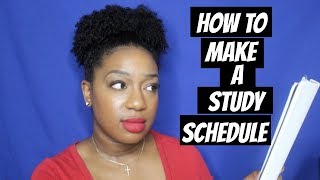 How to make a STUDY SCHEDULE  FearlessRN [upl. by Pena]