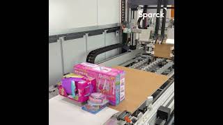 Automated packaging of various sized orders in one seamless flow [upl. by Procto]