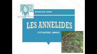 Les Annélides [upl. by Franek857]