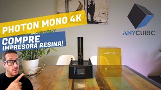 Compre una impresora de RESINA ¿Será mejor 🤔 Anycubic Photon Mono 4K [upl. by Crosse861]