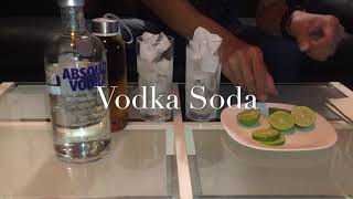 Cara Mudah Menikmati Vodka Enak Membuat Vodka Soda [upl. by Nerrat]