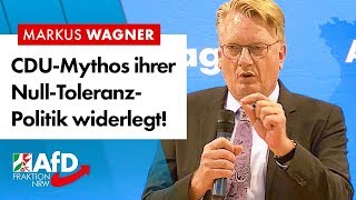 Der CDUMythos ihrer NullToleranzPolitik – Markus Wagner AfD [upl. by Larred]