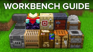 Minecraft Ultimate Every Workbench Guide [upl. by Oloapnaig569]