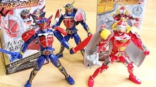 バロンマンゴー amp 武神鎧武ブラッドオレンジ・ウィザードアームズ 食玩 アームズアクション鎧武2 全4種 レビュー！仮面ライダー鎧武ガイム [upl. by Kcirrad]