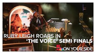 Ruby Leigh performs in The Voice semifinals Monday night [upl. by Ecilef]