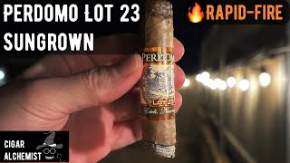 Perdomo Lot 23 Sun Grown Cigar Review RapidFire [upl. by Aliek]