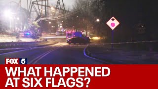 Shooting fights absolute chaos at Six Flags Over Georgia Opening Day 2024  FOX 5 News [upl. by Eseila]