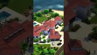 OCEANFRONT MEGA MANSION shorts sims4 [upl. by Simonetta676]