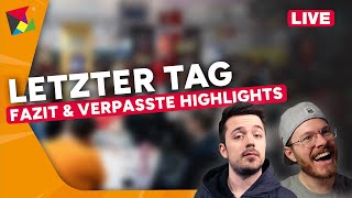 SPIEL Essen 2024 Live  Tag 5 Verpasste Highlights amp Fazit Talk mit der SPIEL [upl. by Unhsiv]