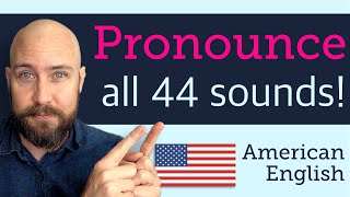 How to Say EVERY SOUND in American English  44 Sounds of American English [upl. by Etnauj]