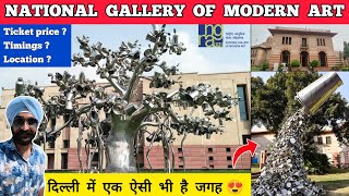 National gallery of modern art delhi vlog ticket price  tour NGMA delhi museum national art gallery [upl. by Charity730]