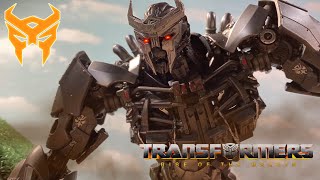 OPTIMUS VS SCOURGE PERU CHARGE  Transformers Rise of the Beasts Stop Motion Scene Recreation [upl. by Koeppel]