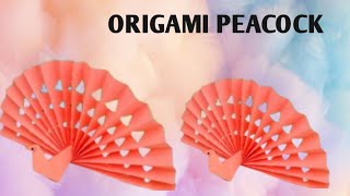 Origami Unfold the Majesty Origami Peacock 🦚 viral viralvideo [upl. by Mickie367]