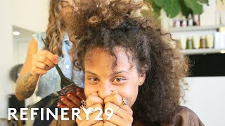 I Dyed My Curly Hair Copper For The First Time  Hair Me Out  Refinery29 [upl. by Jutta516]