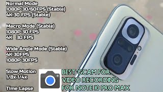 GCam 85 Google Camera Port 📷 REDMI NOTE 10 PRO 💥 How to Install amp Configuration 🔥 👍 ✅ [upl. by Saihtam]