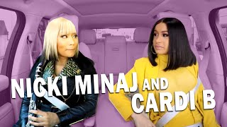 Nicki Minaj and Cardi B Carpool Karaoke [upl. by Salakcin]