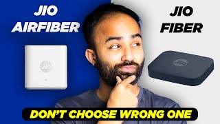 Jio AirFiber VS Jio Fiber Installation Plans with GST and Experience Hindi [upl. by Haiasi276]