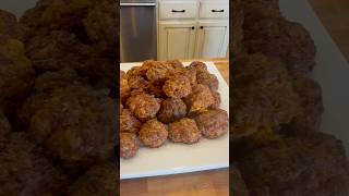 Did someone say“The perfect game day app”These chorizo sausage balls are an epic spin on a classic [upl. by Enutrof]