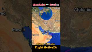 Abu Dhabi to Seoul flight Route ✈️  Etihad Airways  flight aviation [upl. by Yellhsa931]