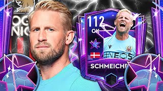 IS HE THE BEST GK RETRO STARS PLAYER KASPER SCHMEICHEL 112 OVR REVIEW  FIFA MOBILE 23 [upl. by Arev790]