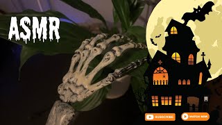 ASMR Boo It’s Halloween 🎃  Indoor Skeleton Hands Camera Tapping amp Scratching [upl. by Llenoil]