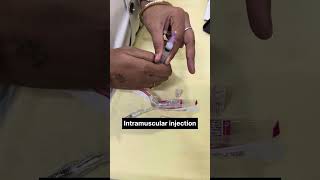 How to administer intramuscular injection Male patient  Deltoid muscle intramuscularinjection [upl. by Anne-Marie]