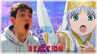 INTRODUCING INDEX  A Certain Magical Index Episode 1 REACTION  REVIEW [upl. by Nylyoj]