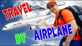 Travel by Airplane with Matty Crayon  Airplanes for kids  Planes for kids [upl. by Docia622]