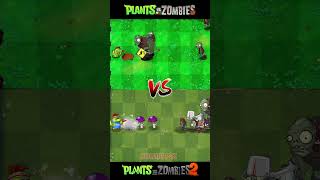 Pvz Vs Pvz 2  Doom Shroom Cactus Scaredy Shroom Team vs Team Gargantuar Zombies shorts [upl. by Notlrac321]